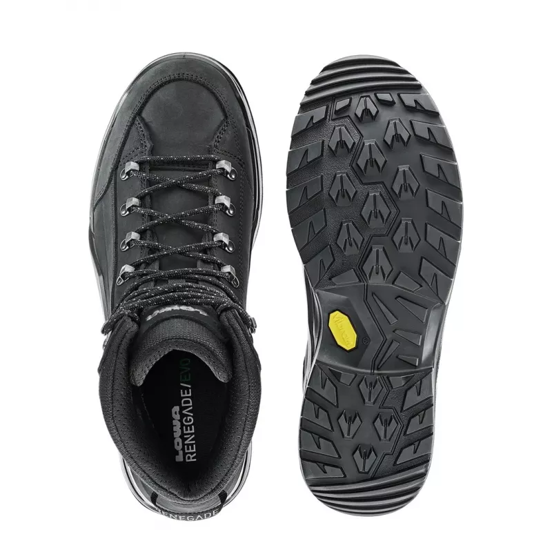 Turistické topánky Lowa Renegade Evo GTX Mid – deep čierna veľkosť: 42