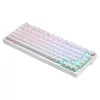 SAVIO PHENIX WHITE bezdrôtová mechanická klávesnica, Gateron Red Pro, ABS