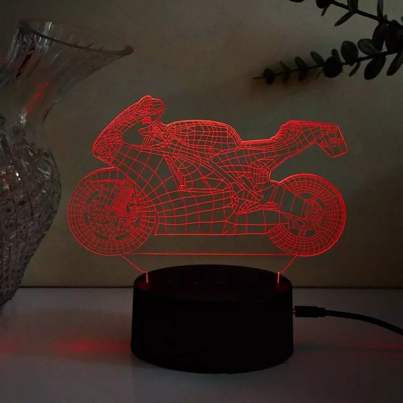 LED dekoratívna lampa do vozidla MANTA SNL121RGB RGB 3D svetlo pre autá a motocykle