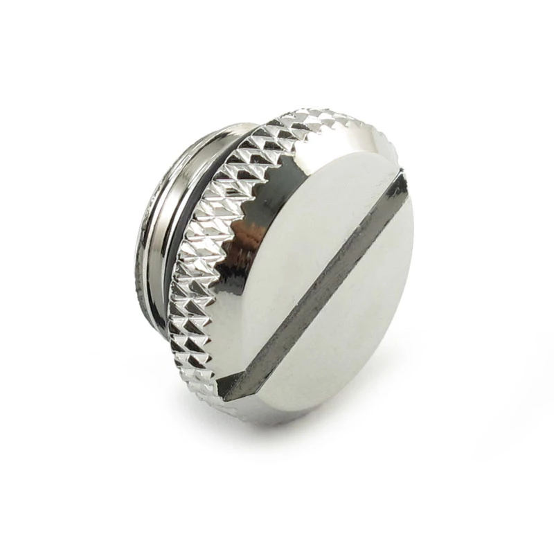 XSPC G1/4 inch vonkajší závit zátka V2 — balenie 10 ks, chróm