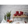 Staub Mini Cocotte Okrúhly, 4 ks - 200 ml, Červená