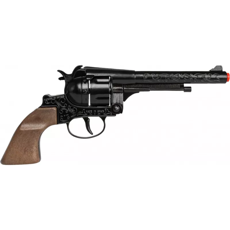 Pulio Metal Cowboy Revolver Gonher — hračkársky kovový revolver na zápalky model 155122/6