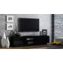 Cama TV skrinka SIGMA1 180 čierna/čierna lesklá