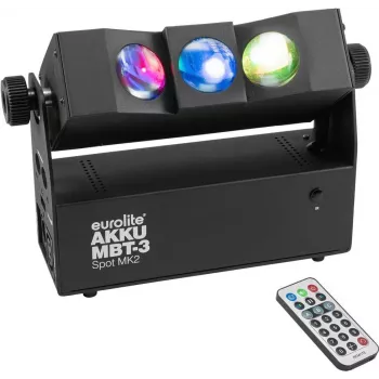EUROLITE AKKU MBT-3 Spot MK2, 3W-LE spot na batérie