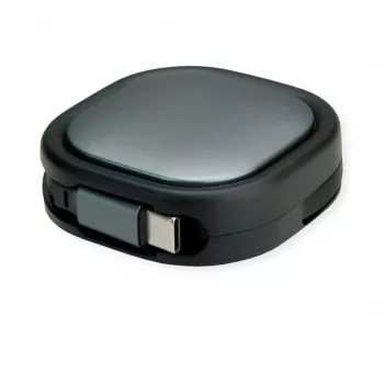 ROLINE USB2.0 Zvinovací kábel C-C ST/ST 1,2m – kábel – digitálny/dátový (11.02.8420)