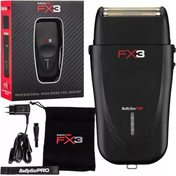 Elektrický holiaci strojček BaByliss PRO FXX3SBE – profesionálny barberský strihač, sieťový/batériový
