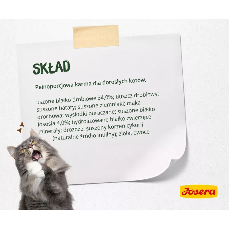Suché krmivo pre mačky Josera NatureCat 10kg ryba