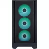 PC skriňa Silentware Flow 110 A-RGB čierna — Mid-Tower skriňa, bočný panel z tvrdeného skla