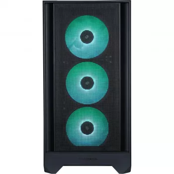 PC skriňa Silentware Flow 110 A-RGB čierna — Mid-Tower skriňa, bočný panel z tvrdeného skla