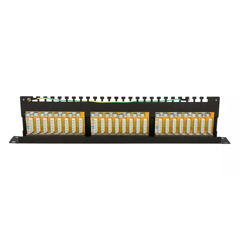 Extralink CAT6 STP V2 | patch panel | 24 portov