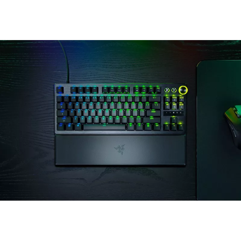 Razer Huntsman V3 Pro Tenkeyless 8KHz | Herná klávesnica | Káblová | US | Čierna | USB Type-C | Razer Analog Optical Switch Gen-2
