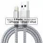 ROLINE - nabíjací/dátový kábel pre iPad/iPhone/iPod - Lightning / USB - USB Type-A, 4-pólový (M) - Lightning (M) - 1 m - tienený - (USB/USB 2.0) - biely (Pa
