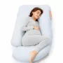 Momcozy PP101 tehotenské vankúš v tvare U, tmavosivý zamat