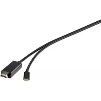 Renkforce RF-4535910 USB grafický adaptér 3840 x 2160 pixelov čierna (RF-4535910)