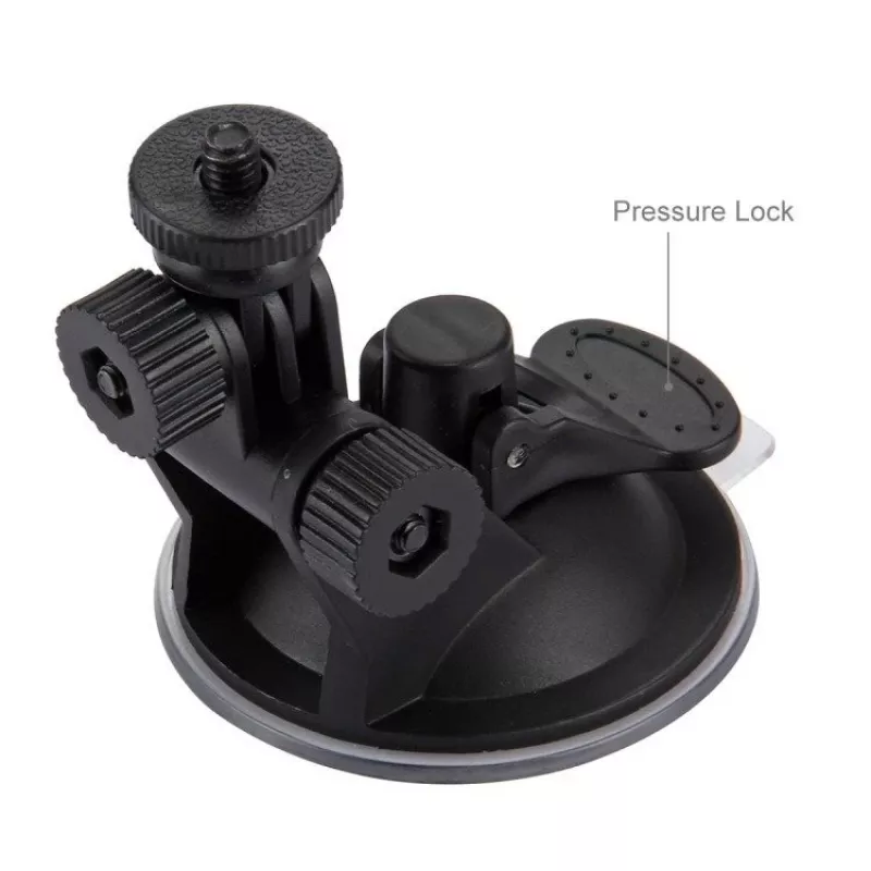 Puluz držiak na čelné sklo auta pre akčné kamery (vrátane Osmo Action 5 Pro, Insta360 X5)