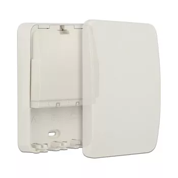 Nástenná a rozvodná krabica DELOCK 86262, biela, 82×120×31 mm