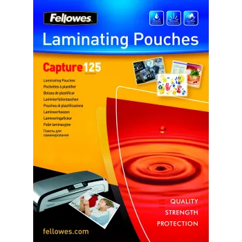 Fellowes A6 Glossy 125 mikrón laminovacie fólie – balenie 100 ks