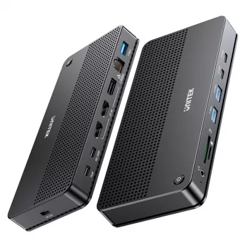 Dokovacia stanica UNITEK D1104A01 USB4 káblová 100 W Power Delivery
