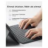 inateck klávesnica iPad 11 iPad 10. gen. kom. QWERTZ sivá