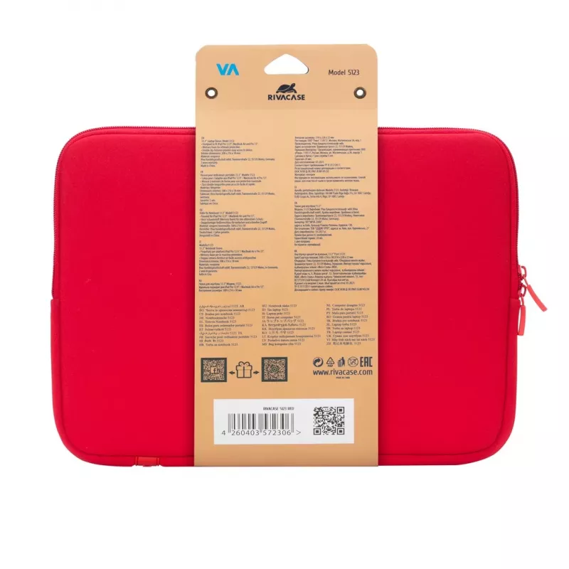 Puzdro Sleeve Rivacase 5123 33,8 cm (13,3 palca) červená