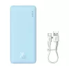 Prenosná powerbank Baseus Airpow 10000 mAh, 20W, LiPo, USB-C + USB-A, modrá