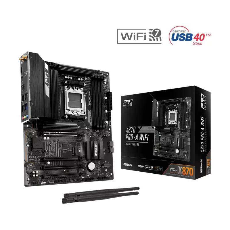 ASRock X870 Pro-A WiFi AMD X870 AM5 ATX základná doska