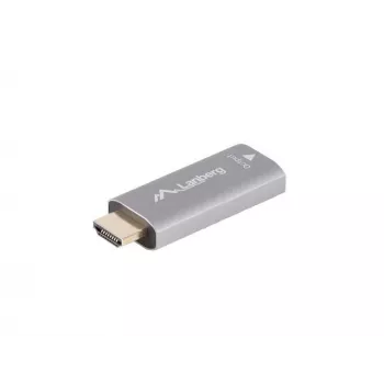 Videokábel adaptér Lanberg AD-HD-DP-01 HDMI Type-A DisplayPort strieborná