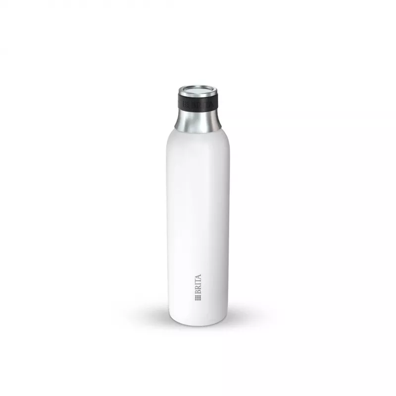 Brita sodaTRIO 1046738 fľaša pre karbonizátor, nerezová oceľ, 0,65 l, biela