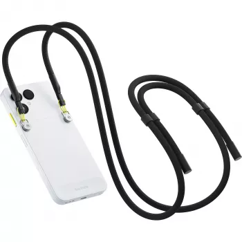 Nosenie na ruku Horizon čierna, slučka čierna, pre Fairphone 6