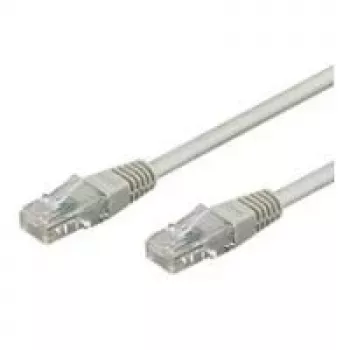 Wentronic Goobay CAT 5e patch kábel, U/UTP, sivý, 0,5 m - CCA medená zmes (68337)