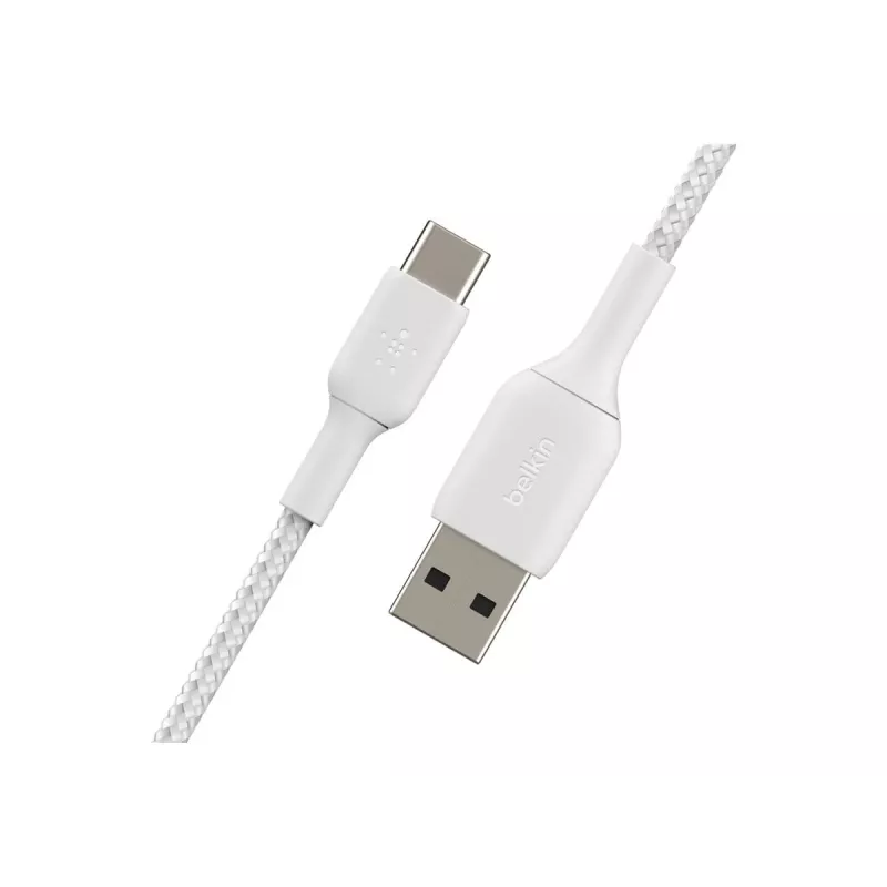 USB kábel Belkin CAB002BT1MWH 1 m USB A na USB C biely