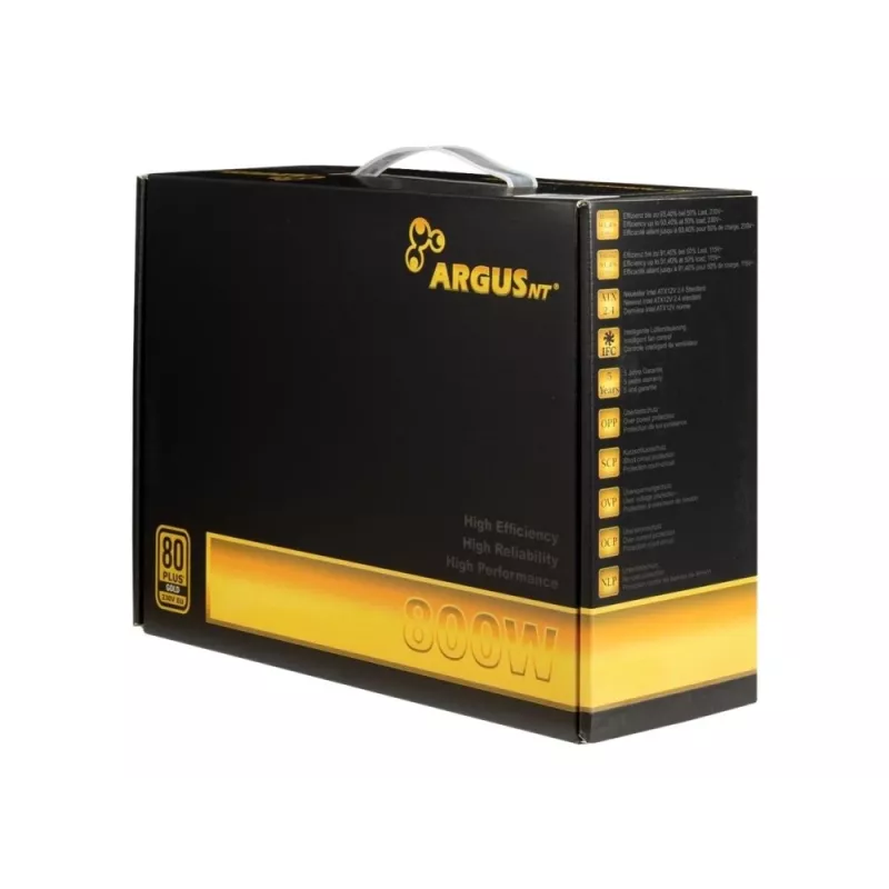 Napájací zdroj Inter-Tech Argus GPS-800 800W, 80+ Gold, ATX, 14cm ventilátor