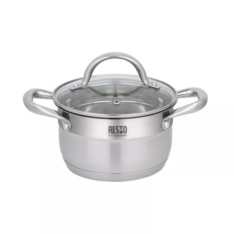 Okrúhly nerezový hrniec Resto Kitchenware Libra 1,9 L