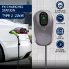 EV nabíjacia stanica QOLTEC 52430 22 kW WLAN RFID 3-fázová, 32 A, Type 2, IP54