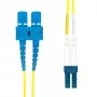 Sklenené vlákno patch kábel ProXtend FO-LCSCOS2D-007 LC na SC UPC OS2 duplex 7 m