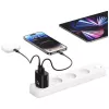 USB nabíjačka usams USA001629 25W 1×USB-C + 1×USB-A rýchle nabíjanie