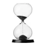 Presýpacie hodiny Rituali Domestici Scorrendo U30793105B78 čierna 13,5 x 23 cm presýpacie hodiny