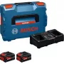 Bosch EXPERT 18V štartovacia sada s 2 akumulátormi a nabíjačkou v L-BOXX