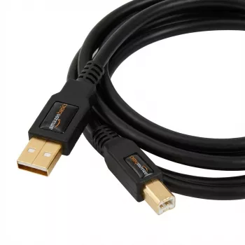 USB-A na B kábel Captiva 80293, 3 m, čierny