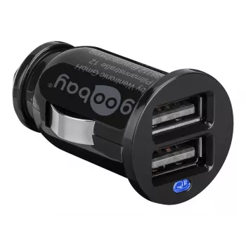 Wentronic 44177 - Auto - MP3 - mobilný telefón - smartfón - tablet - adaptér do zapaľovača - kontakt - CE - WEEE - čierny (44177)