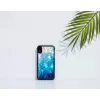 Puzdro na telefón iKins pre iPhone XR – modré jazero zvonku, čierna vnútri