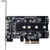 Silverstone SST-ECM27 M.2/SATA adaptérová karta, PCIe 4.0, 1x M-Key, 2x SATA 6G - Low Profile