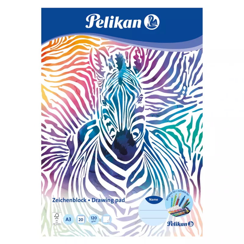 Kartón Pelikan 236799 20 listov 120 g/m² A3