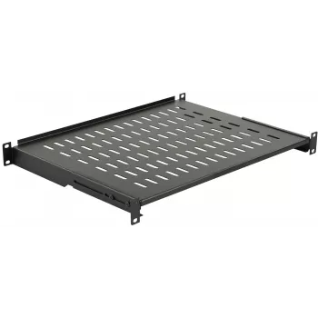 Rack polica LOGON RAS400BL čierna 50 kg nosnosť 19 palcov