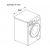 Bosch WNA13401PL práčka so sušičkou 8 kg / 5 kg 1400 ot/min biela