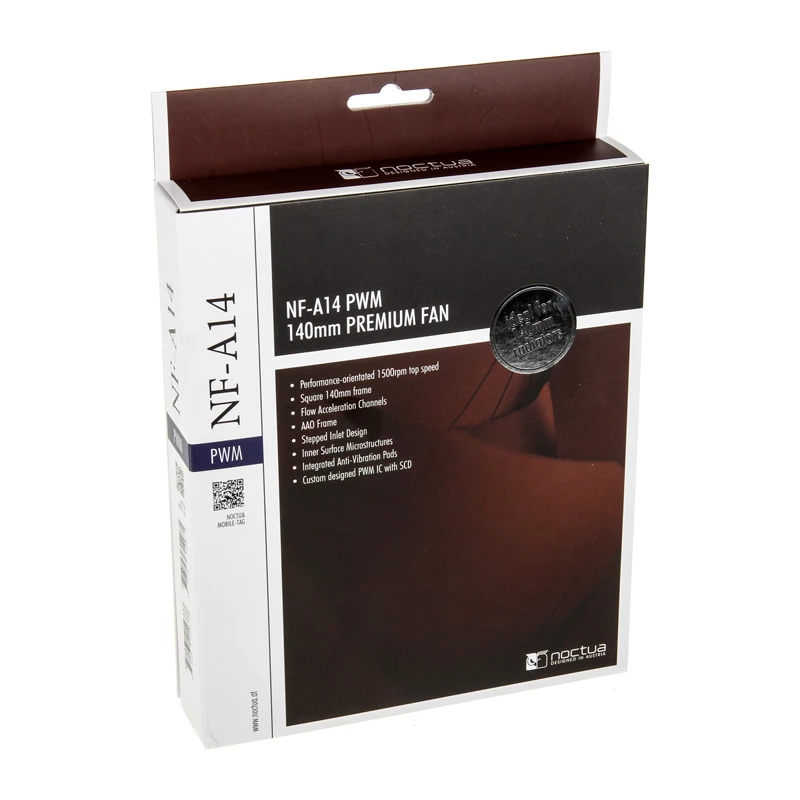 Noctua NF-A14 PWM 140mm skriňový ventilátor