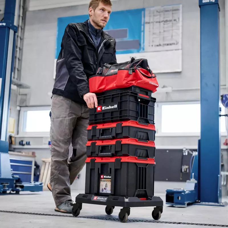 Rolovacia plošina pre systémový kufrík EINHELL E-Case, čierny, nosnosť do 120 kg