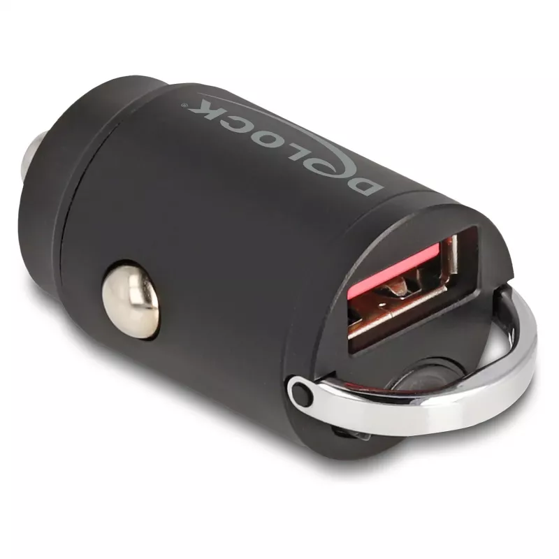 DeLOCK 64277 mobilná nabíjačka univerzálna čierna zapaľovač rýchle nabíjanie auto