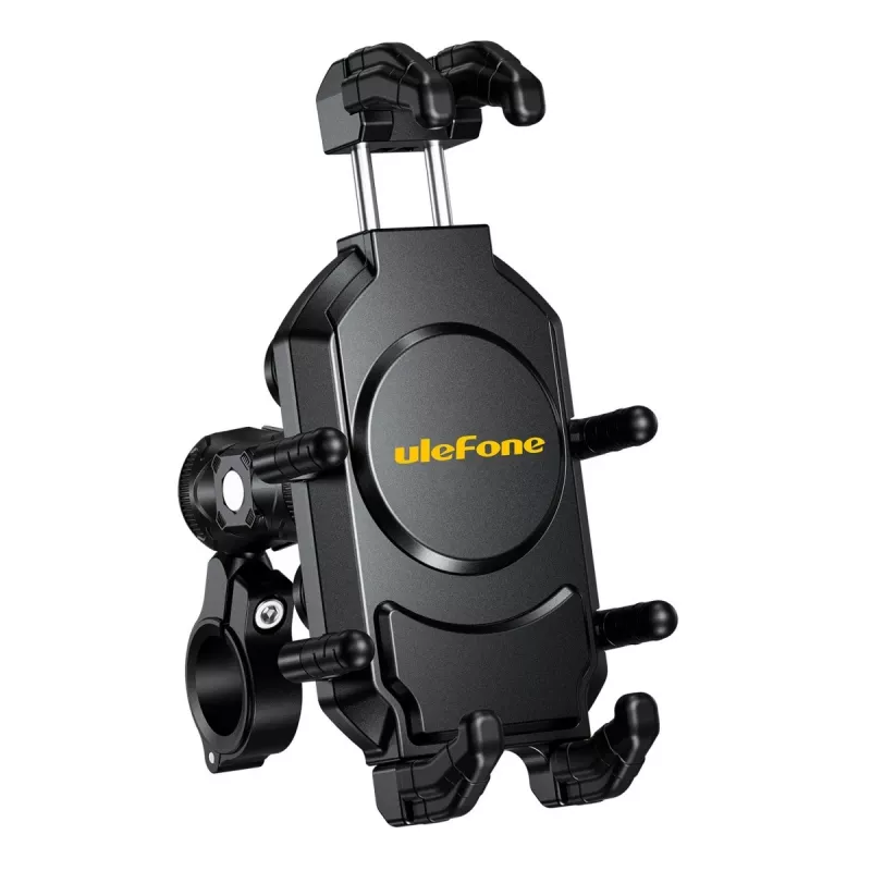 Pasívny držiak UleFone Armor Mount Pro pre mobilné telefóny — držiak, na bicykel a kolobežku, čierny