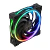 Akasa SOHO AR AK-FN108 120 mm ventilátor skrine, ARGB, čierny